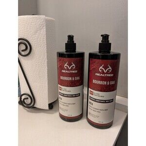 Body Wash Realtree Bourbon & Oak 3in1 All Over Purifying All Skin Types 2pk 30oz
